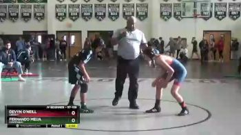 97 lbs Round 1 - Fernando Meija, Centennial vs Devyn O`Neill, Liberty