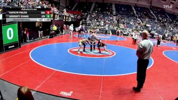 120 lbs Quarterfinal - Kaitlyn Fields, Cedartown vs Serenity Evans, Lithonia