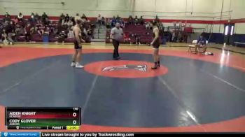 170 lbs Round 1 - Aiden Knight, Mcadory vs Cody Glover, Auburn