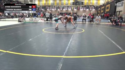 165 lbs Cons. Round 5 - Ayden McRoberts, Powerhouse Wrestling Club vs Dokken Biladeau, Iowa