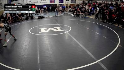152 lbs Cons. Round 3 - Kash Julius, West Shamokin Hs vs Noah Miller-Frye, Commodore Perry Hs