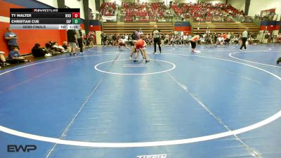 120 lbs Semifinal - Ty Walter, Bixby HS Boys vs Christian Cue, Sapulpa