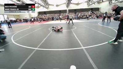 65-B lbs Consi Of 16 #2 - Nico Piccione, Grit Mat Club vs Marc Frasca Jr, Fightin Irish Wrestling Club