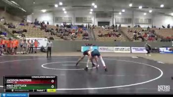 126 lbs Semis & 1st Wb (8 Team) - Jackson Masters, Summit vs Niko Gottlick, Clarksville