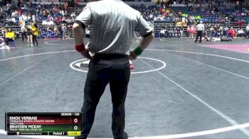 135 lbs Quarterfinal - Brayden McKay, Tinley Park Bulldogs WC vs Knox Verbais, Combative Sports Athletic Center Wrestling