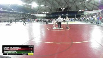 150 lbs Cons. Round 2 - Wyatt Weatherman, Cashmere Wrestling Club vs Gavin Estrada, Ilwaco Youth Wrestling