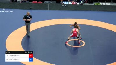 57 kg Semis - Gavin Teasdale, Unattached vs Brandon Courtney, Arizona State University