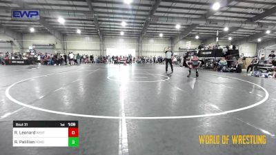 83 lbs Round Of 16 - Ryker Leonard, Westshore Wrestling Club vs Rocco Palillian, Pomona Elite