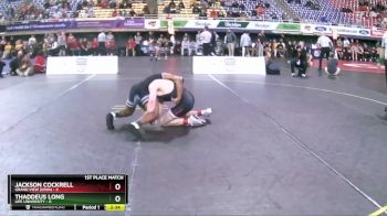 133 lbs Placement Matches (16 Team) - Jackson Cockrell, Grand View (Iowa) vs Thaddeus Long, Life University