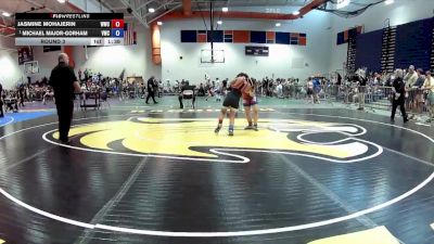 93/105 Round 3 - Michael Major-gorham, Vbfighthouse Wrestling Club vs Jasmine Mohajerin, Williamsburg Wrestling Club