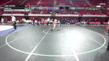 125 lbs Round 3 - 2nd Wrestleback And Semi-finals(16 Team) - Siena Lal, Allen vs Alina Hopkins, Katy