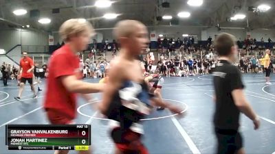 80 lbs Champ. Round 2 - Grayson VanValkenburg, Michigan Premier vs Jonah Martinez, Midwest RTC