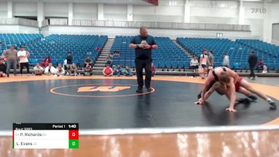 135 lbs Cons. Round 8 - Peyton Richards, Switzerland County vs Landon Evans, Woodshed Wrestling Club