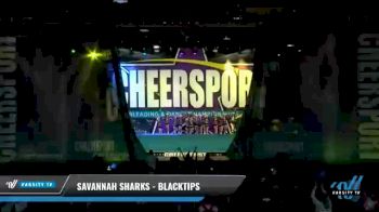 Savannah Sharks - Blacktips [2021 L2 Junior - Small - B Day 2] 2021 CHEERSPORT National Cheerleading Championship