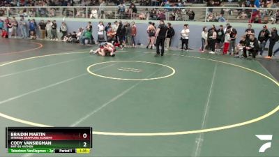 152 lbs X Bracket - Cody VanSiegman, Mat-Su Matmen vs Braidin Martin, Interior Grappling Academy