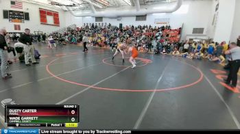195B Round 2 - Wade Garrett, Campbell County vs Dusty Carter, Powell