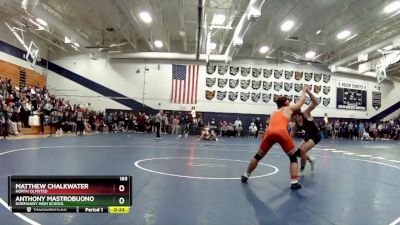 165 lbs Cons. Round 5 - Anthony Mastrobuono, Normandy High School vs Matthew Chalkwater, North Olmsted