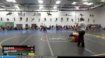 157 lbs 3rd Place Match - Evan Burge, Wabash vs Junior Martin, Adrian