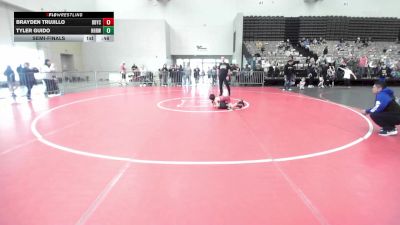 46-T2 lbs Semifinal - Brayden Trujillo, BBYC Bulldogs vs Tyler Guido, Hasbrouck Heights Rec