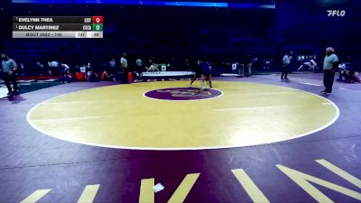 140 lbs 3rd Place Match - Evelynn Thea, Lincoln (Stockton) vs Dulcy Martinez, Central Catholic