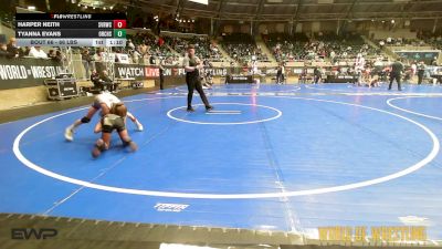 66 lbs 2nd Place - Harper Neith, Steel Valley Renegades vs Tyanna Evans, Orchard South WC