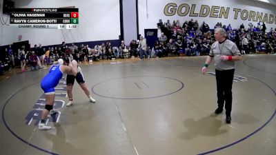 190 lbs Champ. Round 1 - Ravyn Cameron-Botti, Connellsville vs Olivia Hageman, Butler Hs