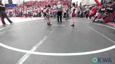 64-70 lbs Semifinal - Lucy Chill, Perry Wrestling Academy vs Miles Scott, Ponca City Wildcat Wrestling