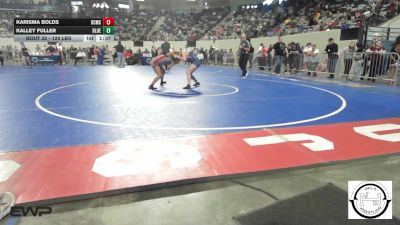 120 lbs Round Of 32 - Karisma Bolds, Del City Middle School vs Kalley Fuller, Blue Devil Wrestling