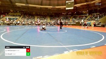 46 lbs Round Of 32 - Owen Williamson, Nebraska Wrestling Academy vs Beau Atwell, TNWC