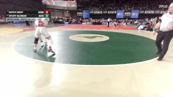 Boys 2A 157 lbs Cons. Round 4 - Wyatt Sloman, North Kitsap vs Dutch Graf, Grandview