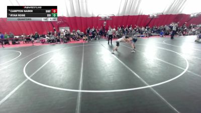 16U Boys - 113 lbs Quarters - Campton Naber, B.A.M. Training Center vs Ryan Rose, DC Elite Wrestling
