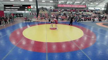 207 lbs Semifinal - Trinity Monaghan, Lock Haven University vs Sophie Pollack, Delaware Valley