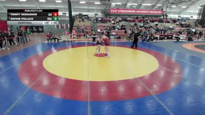 207 lbs Semifinal - Trinity Monaghan, Lock Haven University vs Sophie Pollack, Delaware Valley