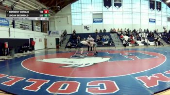 165 lbs 1st Place Match - Anthony Ceriani, Thiel College vs Logan Bechtold, St. Vincent College