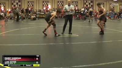 130 lbs Round 1 (6 Team) - Marky Hubsman, Mat Assassins Red vs Luke Boyer, Revival Blue