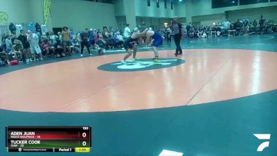 190 lbs Round 3 (6 Team) - Aden Juan, Pasco Wolfpack vs Tucker Cook, CIAW