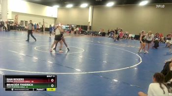 135 lbs Quarters & Wb (16 Team) - Brakoda Fandrich, Team Montana Gold vs Sian Rogers, Indiana Smackdown Girls