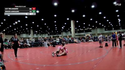 110 lbs Semis & 3rd Wb (16 Team) - Lily Relasquez, BRAWL Black vs Madelyne Bombardier, Elevation WC