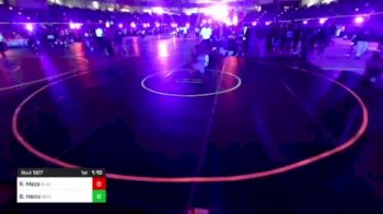 109 lbs Round Of 16 - Robert Meza, Black Fox Wr Ac vs Braaden Heinz, Brighton WC