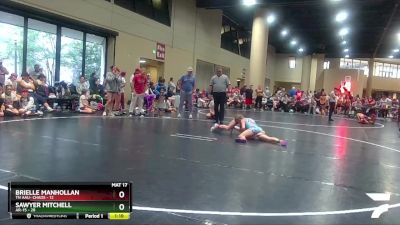 100 lbs Semis (4 Team) - Brielle Manhollan, TN AAU- Chaos vs Sawyer Mitchell, AR-15