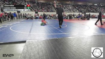 68 lbs Quarterfinal - Logan Ponce, Raw Wrestling Club vs Kamden Peters, Standfast