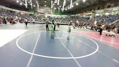 81 lbs Consi Of 8 #2 - Kolson Thurmon, High Kaliber vs Efrain Vasquez, Fort Lupton