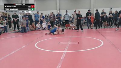 72.6-74.2 lbs Champ. Round 2 - Ford Sammons, Trojan Wrestling Club vs Austin Lopez, Texas