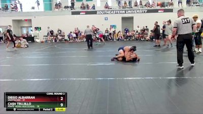 126 lbs Cons. Round 2 - Cash Trujillo, Ponte Vedra High School vs Diego Albarran, Unattached