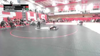 126 lbs Quarterfinal - Jayden Gatica, Toppenish vs James Oliver, Medical Lake