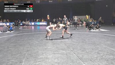 125 lbs Round Of 32 - Eddie Ventresca, Virginia Tech vs Brady Pruett, Penn