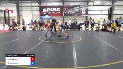 74 kg Consi Of 32 #2 - Andrew Dickson, George Mason vs Cody Anderson, Viking Wrestling Club (IA)