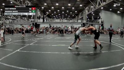 160 lbs Round 4 (8 Team) - Colt Witman, The Outsiders Squeeze vs Maddox White, Broad Axe Green