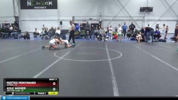 72 lbs Round 1 (4 Team) - Kole Wasser, Grit Mat Club vs Matteo Montanaro, Attack