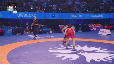 79 kg 1/8 Final - Mahamedkhabib Kadzimahamedau, Belarus vs Shamsat Tair, Kazakhstan